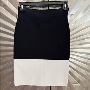 BCBGMaxAzria Bodycon Colorblock Bandage Skirt Small